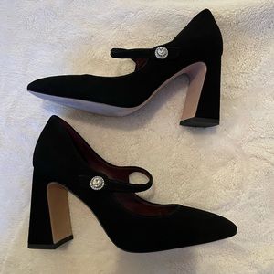 Kate Spade Black Block Heels